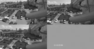 Установка систем видеонаблюдения на парковке в Сестрорецке в октябре